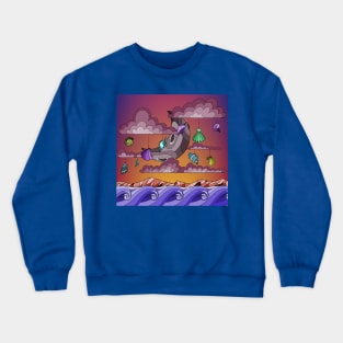 raining seashells Crewneck Sweatshirt